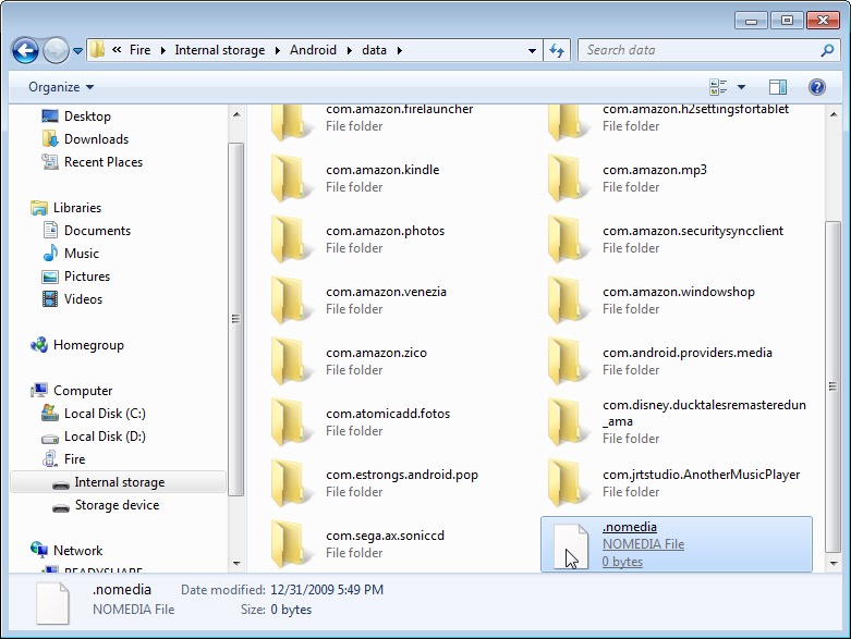 how ot open nomedia file windows 10